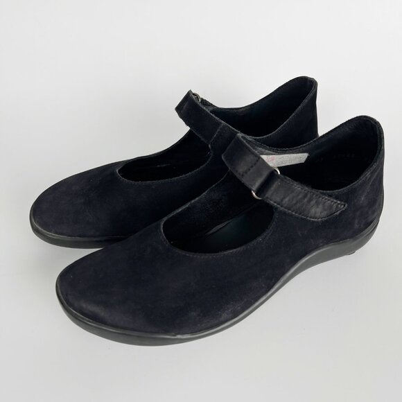 Vintage Arche Leather Suede Mary Jane Flats Athletic Maryjanes Walking Shoes Y2K - Picture 2 of 10